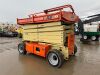 2018 JLG 4069LE SCISSORLIFT, electric, 40' lift, extendable platform, 360 hours indicated. s/n:M200024679 --(DOES NOT RUN)-- --(LOCATED IN COLTON, CA)-- - 2