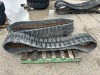 SET OF RUBBER TRACKS, fit mini excavator --(LOCATED IN COLTON, CA)--
