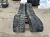 SET OF RUBBER TRACKS, fit mini excavator --(LOCATED IN COLTON, CA)-- - 2