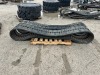 SET OF RUBBER TRACKS, fit mini excavator --(LOCATED IN COLTON, CA)--