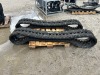 SET OF RUBBER TRACKS, fit mini excavator --(LOCATED IN COLTON, CA)--