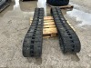 SET OF RUBBER TRACKS, fit mini excavator --(LOCATED IN COLTON, CA)-- - 2