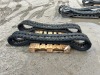 SET OF RUBBER TRACKS, fit mini excavator --(LOCATED IN COLTON, CA)-- - 4
