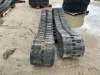 SET OF RUBBER TRACKS, fit mini excavator --(LOCATED IN COLTON, CA)-- - 2