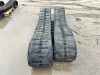 SET OF RUBBER TRACKS, fit mini excavator --(LOCATED IN COLTON, CA)-- - 3