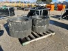 APPROX. (4) RIMS W/TIRES, fits skidsteer --(LOCATED IN COLTON, CA)-- - 2