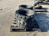 APPROX. (4) RIMS W/TIRES, fits skidsteer --(LOCATED IN COLTON, CA)-- - 4
