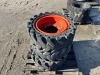 APPROX. (3) RIMS W/TIRES, fits skidsteer --(LOCATED IN COLTON, CA)-- - 5