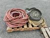 APPROX. (3) AIR COMPRESSOR HOSES, APPROX. (4) 2" DISCHARGE HOSES --(LOCATED IN COLTON, CA)-- - 2