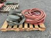 APPROX. (3) AIR COMPRESSOR HOSES, APPROX. (4) 2" DISCHARGE HOSES --(LOCATED IN COLTON, CA)-- - 3