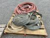 APPROX. (3) AIR COMPRESSOR HOSES, APPROX. (4) 2" DISCHARGE HOSES --(LOCATED IN COLTON, CA)-- - 4