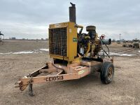 CATERPILLAR 8" WATER PUMP, Caterpillar C7 diesel, Cornell pump, portable. s/n:LL20A10 --(LOCATED IN MADERA, CA)--