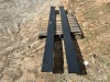 10' FORK EXTENSIONS, 6,000#. --(LOCATED IN COLTON, CA)-- - 2