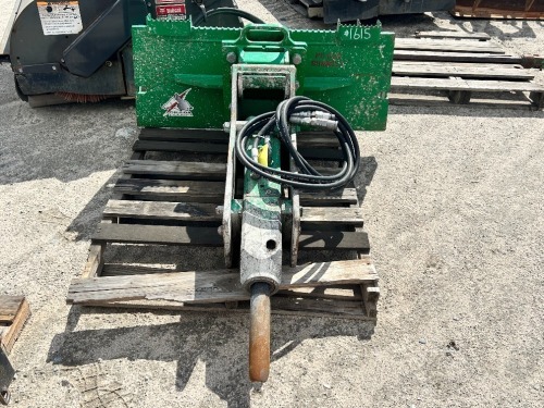 2018 FRD FX45CPQA HYDRAULIC BREAKER ATTACHMENT, fits skidsteer. s/n:08885 --(LOCATED IN COLTON, CA)--