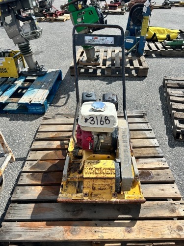 WACKER PLATE COMPACTOR, Honda gasoline. s/n:VPA1750 --(LOCATED IN COLTON, CA)--