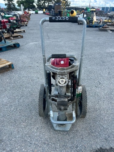 RHINO MULTIPRO POST DRIVE, Honda gasoline. s/n:XA06244 --(LOCATED IN COLTON, CA)--