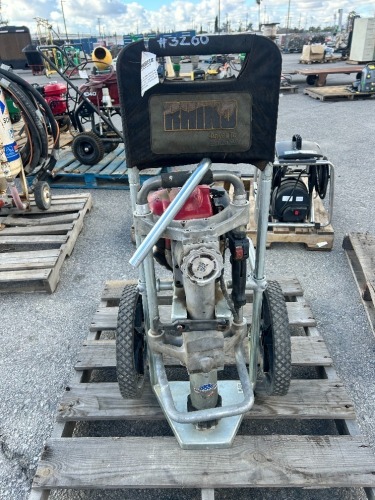RHINO MULTIPRO POST DRIVE, Honda gasoline. s/n:XA05850 --(LOCATED IN COLTON, CA)--