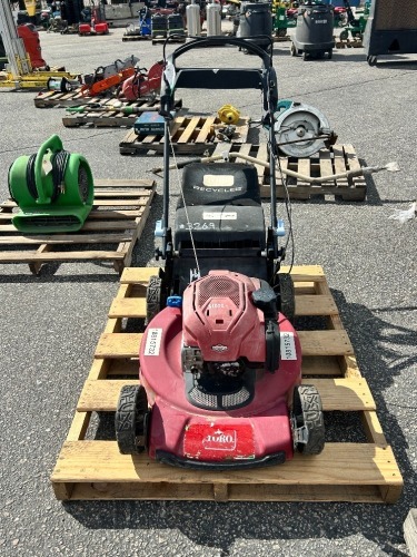 2022 TORO 21465 LAWN MOWER, gasoline. s/n:412622735 --(LOCATED IN COLTON, CA)--
